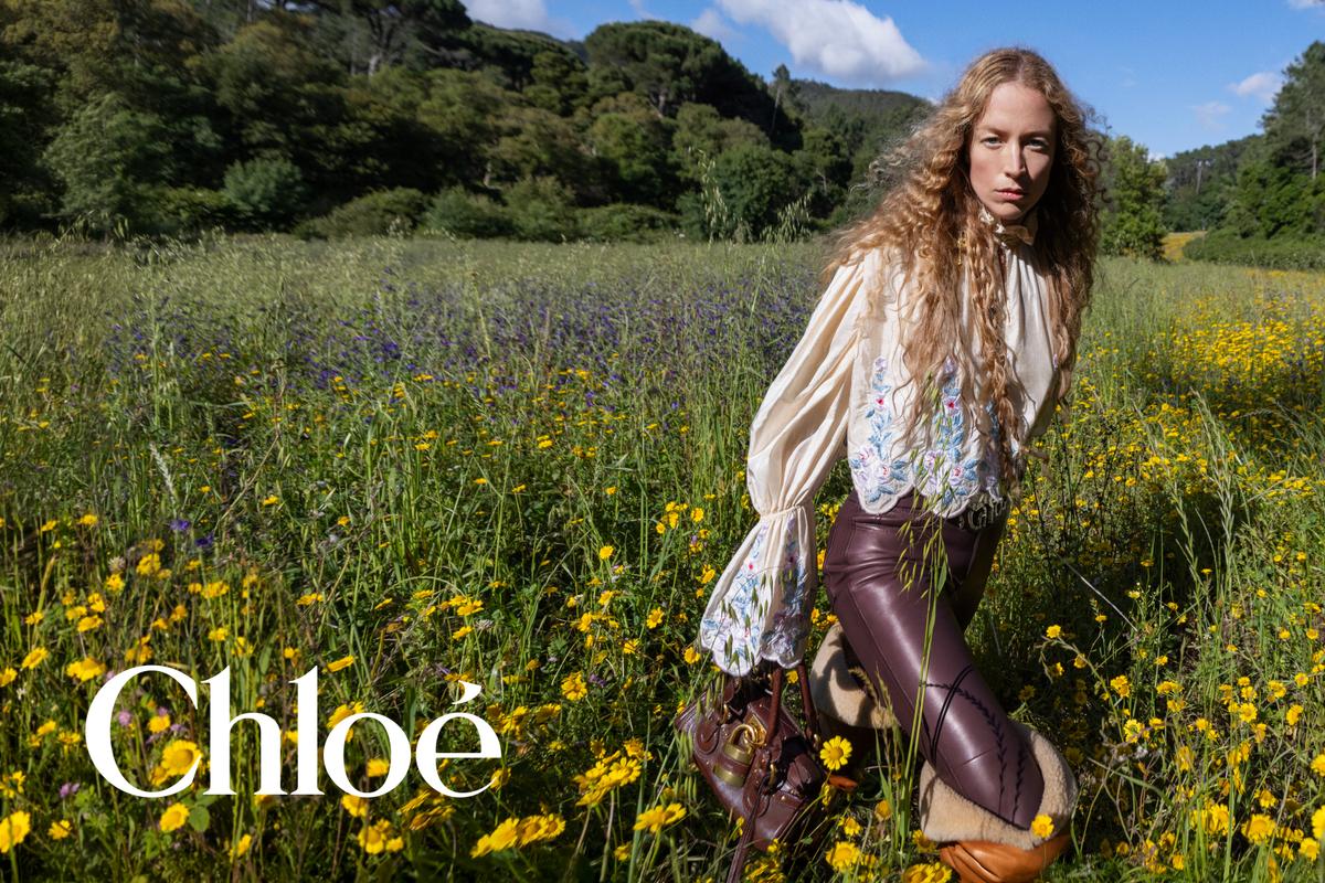 Chloé's Winter 2026 Campaign with Raquel Zimmermann is Breathtaking