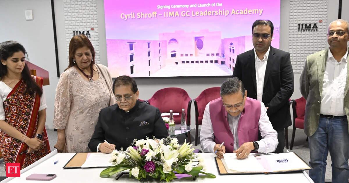 Cyril Shroff, IIM Ahmedabad join hands to launch leadership academy for General Counsels