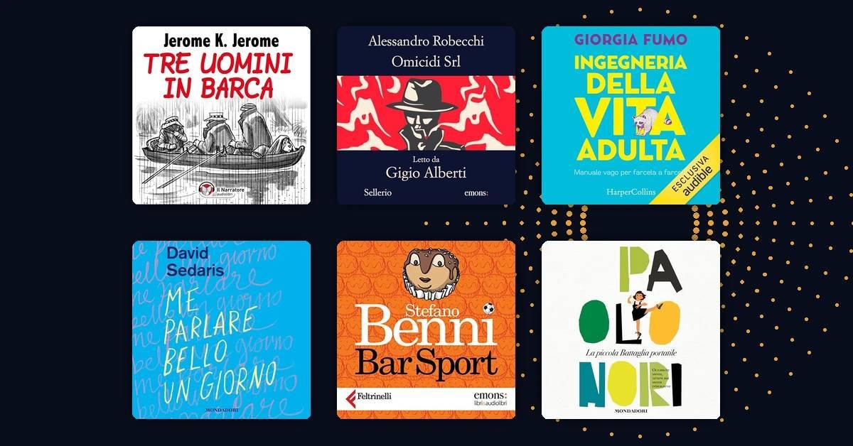Dodici audiolibri per esplorare il lato narrativo dell’umorismo