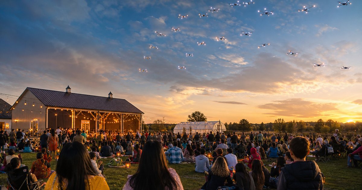 Diwali Drone Show and Festival 2026 in Caledon on November 7 — November 7, 2026 — Peel Agri Hub, Caledon