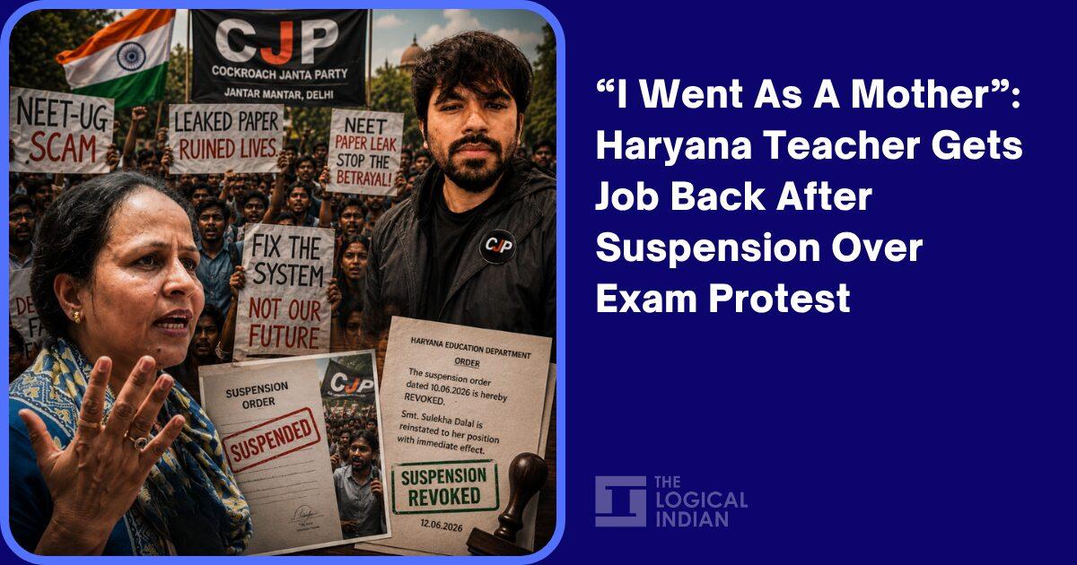 “I Went As A Mother”: Haryana Teacher Gets Job Back After Suspension Over Exam Protest