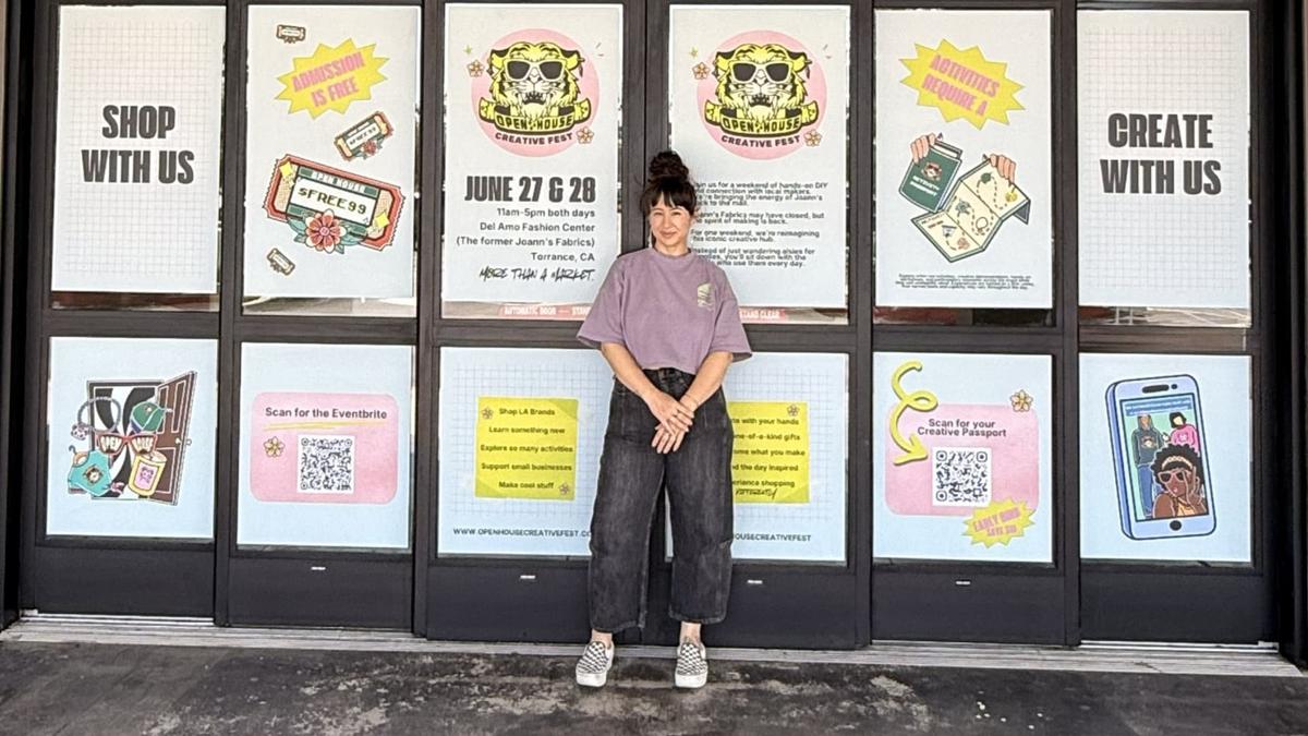 Local Woman Launches Craft Festival in Former Joann Store in Torrance, California