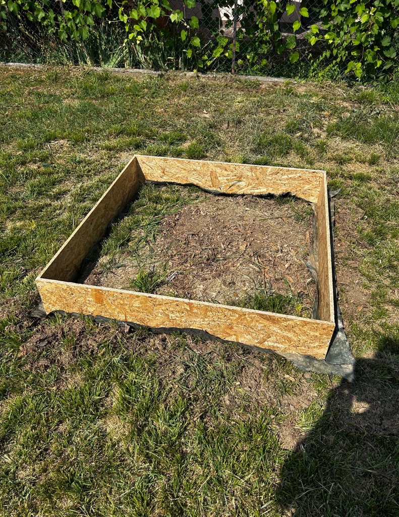 Preparazione cassa in legno